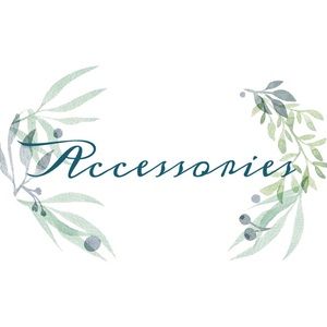 Accessories- purses, scarves, jewelry.